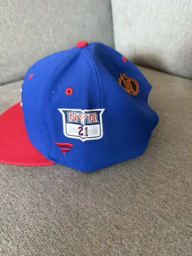Barclay Goodrow 21 New York Rangers Fanatics Authentic Pro HAT Player Used Worn