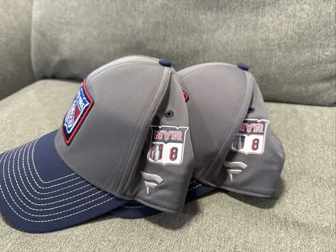Jacob Trouba 8 New York Rangers Fanatics Authentic Pro HAT Player Used Worn