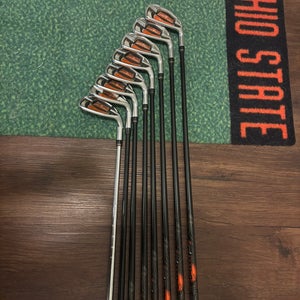 Men's Cobra AMP Right Handed Iron Set Stiff Flex Graphite Shaft (Used)