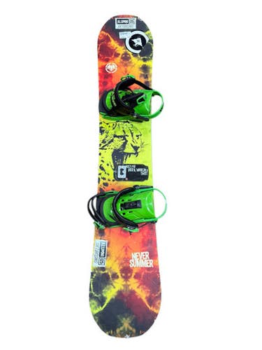Used ALUMNI OS Mens Board/Bindings Green 155 cm 11833-S000165234