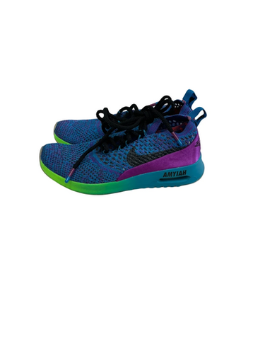 Used Nike AIR MAX THEA ULTRA FLYKNIT Basketball Shoes Y Royal Blue Junior 05 11692-S000143014