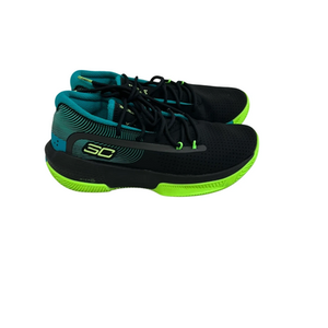 Used Under Armour SC 3ZERO III Basketball Shoes Y Black Junior 06 11692-S000143015