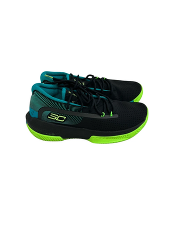 Used Under Armour SC 3ZERO III Basketball Shoes Y Black Junior 06 11692-S000143015