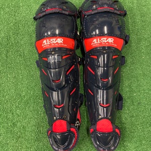 Navy All Star System 7 Axis Catcher's Leg Guard (New)