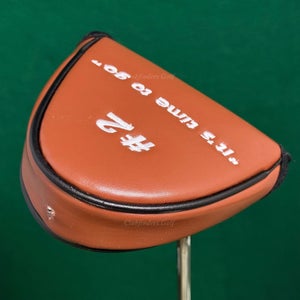 InTech Golf #2 Poop Emoji 35" Double-Bend Mallet Putter Golf Club w/ HC