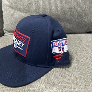 Erik Gustafsson 56 New York Rangers Fanatics Authentic Pro HAT Player Used Worn