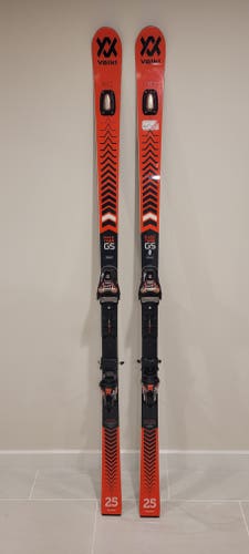 Men's 2021 Volkl 183 cm Racing Racetiger GS Skis With Bindings Max Din 16 (Used)