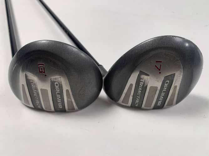 Orlimar Trimetal  &  Fairway Wood Set 13* 17* Trimetal Ultralite Regular Mens RH