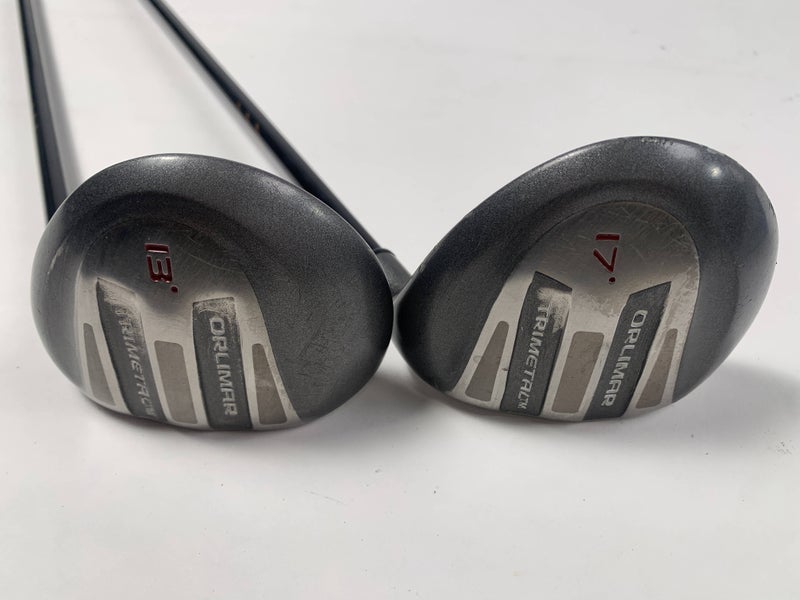 Orlimar Trimetal  &  Fairway Wood Set 13* 17* Trimetal Ultralite Regular Mens RH