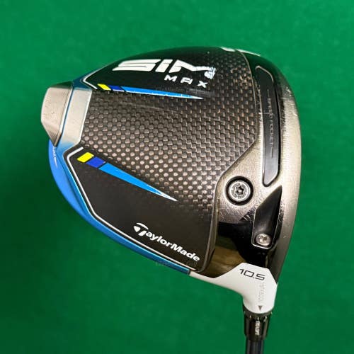 TaylorMade SIM 2 MAX 10.5 Driver Fujikura Ventus Blue 5-S Graphite Stiff W/ HC
