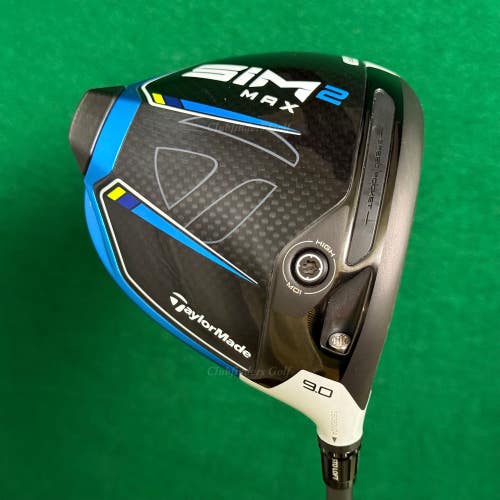 TaylorMade SIM 2 MAX 9 Driver Project X HZRDUS Smoke 6.5 Extra Stiff w/ HC
