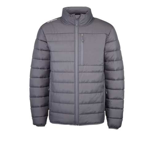 New CCM Charcoal Team Quilted Winter Jacket | Youth XL | #191520014865