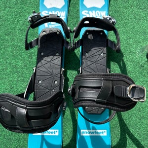Snowfeet Snowblades With Bindings (Used) | 65cm