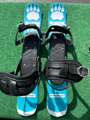 Snowfeet Snowblades With Bindings (Used) | 65cm