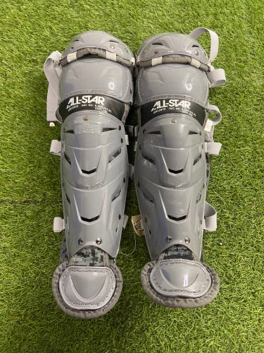 Gray All Star System 7 Axis Catcher's Leg Guard (New)