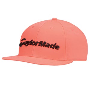 NEW 2025 TaylorMade Carlsbad Flatbill Coral Snapback Adjustable Golf Hat/Cap