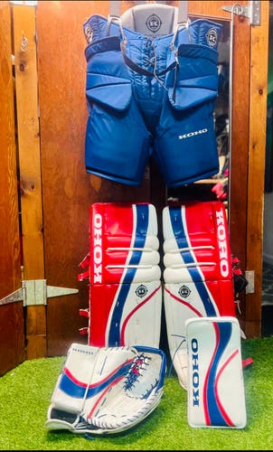 33+1 
Koho Revolution Regular Goalie Full Set