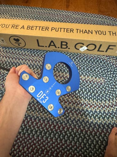 2025 blue Lab Golf Lab Golf Custom Counterbalanced Right Handed Putter 35" (Used) 69 lie angle