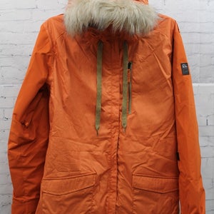 Ride Marion Insulated Snowboard Jacket Women's Medium Amber Melange Orange New