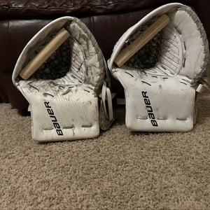 Bauer Ultrasonic Game-Ready & Practice Palm Glove Set
