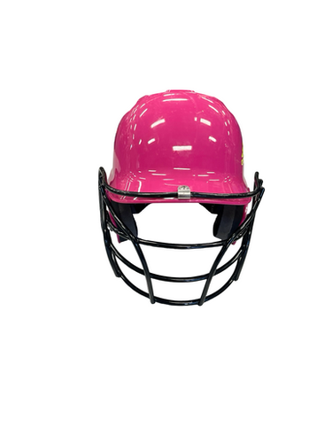 Used Adidas HELMET Batting Helmet w/Mask Pink MD 11682-S000122865
