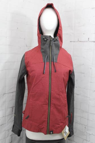 Ride Cappel Runaway Hybrid Snowboard Hoodie/Jacket, Womens Medium Rusty Rose