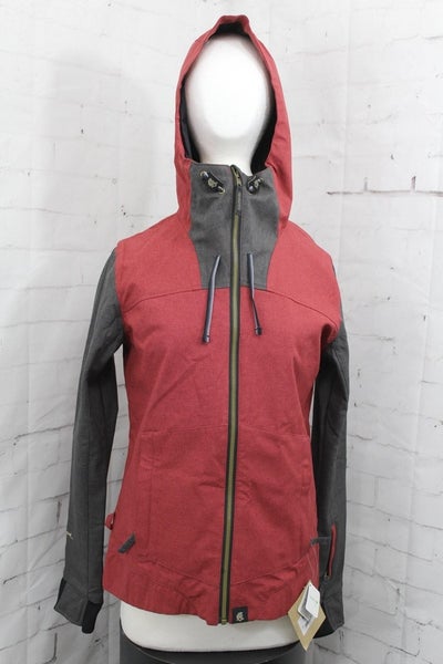 Ride Cappel Runaway Hybrid Snowboard Hoodie/Jacket, Womens Medium Rusty Rose