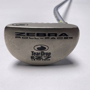 Tear Drop Roll Face Zebra Putter 35" Mens RH