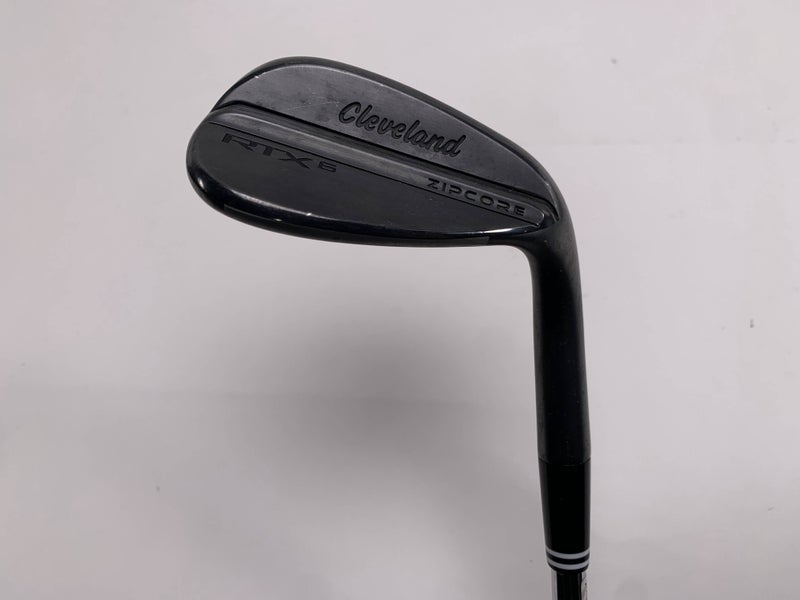 Cleveland RTX 6 ZipCore Black Satin Gap Wedge GW 52* 10 DG Mens RH