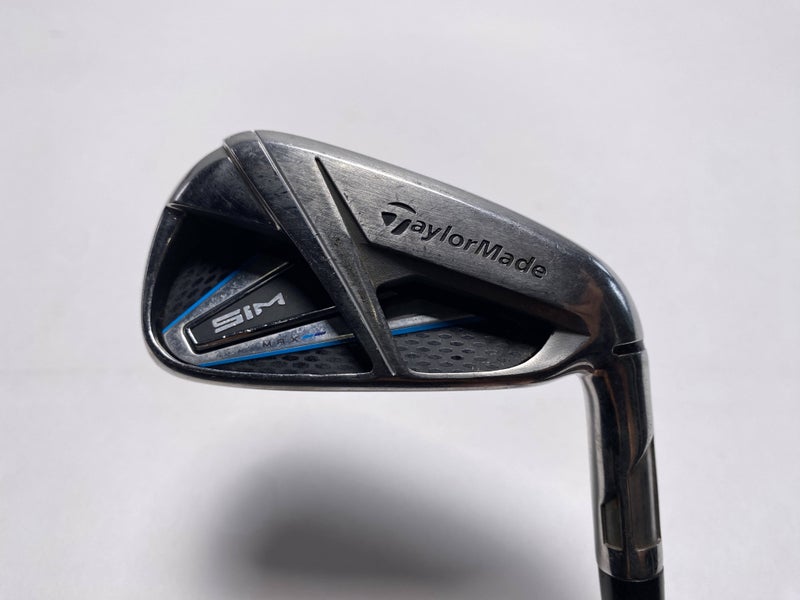 TaylorMade SIM MAX Single 7 Iron KBS Max 85g Regular Steel Mens RH