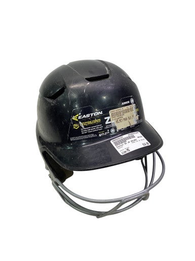 Used Easton Z5 JR HELMET Batting Helmet w/Mask Black MD 11347-S000258137