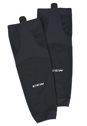 New CCM Black SX6000 Edge Hockey Socks | Youth | #888600658551