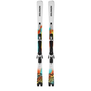 Unisex 2025 Salomon Addikt Pro 76 156 cm All Mountain Skis With Bindings Max Din 12 (New)