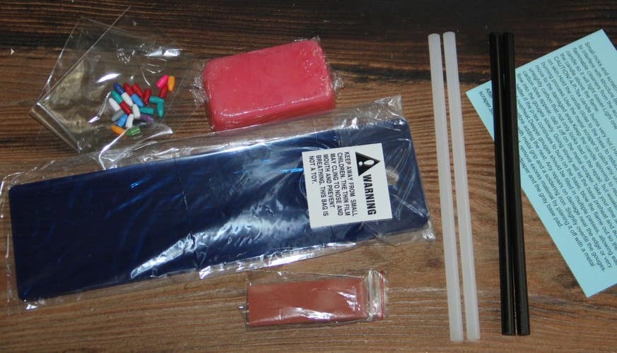 Ski snowboard Tuning Accessories PTEX, 25 plugs, Scraper , wax ,stone, p-tex 4pc