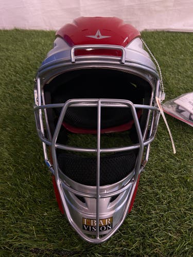 Red All Star MVP4000 Catcher's Mask (New)