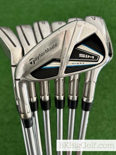 LH Taylormade Sim Iron Set 5-A / KBS Max MT 85 Regular