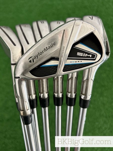 LH Taylormade Sim Iron Set 5-A / KBS Max MT 85 Regular