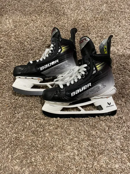 Senior Bauer Vapor Hyperlite 2 Skates - Size 9 Fit 2 (Regular) - 280mm Steel - Pixallo.store