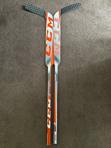 John Gibson 2 pack Senior CCM EFLEX 5 Pro Regular Goalie Stick 26" Paddle Pro Stock (New)
