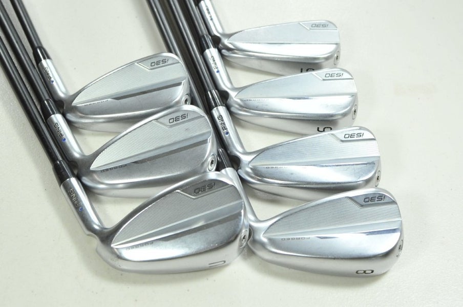 Ping i530 5-W,UW Iron Set Regular Flex Blue Dot Right Alta CB Graphite # 205124