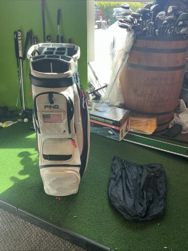 Ping Pioneer Cart Bag 15-Way Dividers W/ Cover