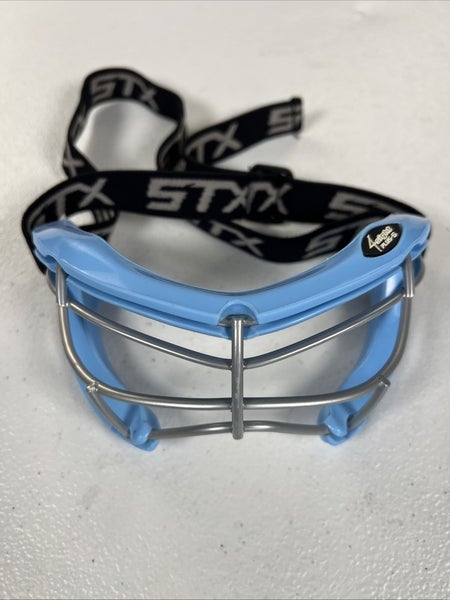 STX 4Sight Plus S Youth Lacrosse Goggles Blue Black Protective Gear Mask