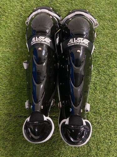 Black All Star Future Star Catcher's Leg Guard (New)