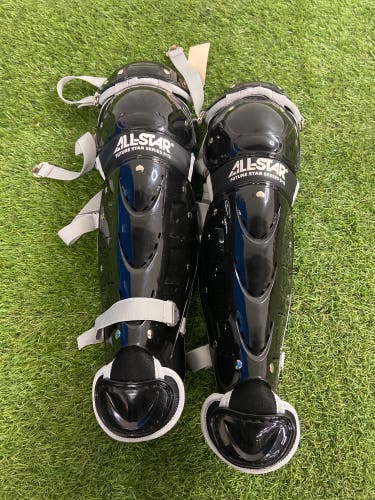 Black All Star Future Star Catcher's Leg Guard (New)