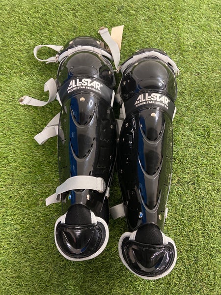 Black All Star Future Star Catcher's Leg Guard (New)