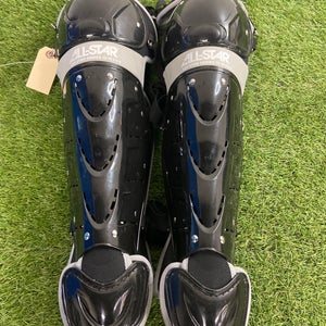 Black All Star Top Star Series Catcher's Leg Guard (New)