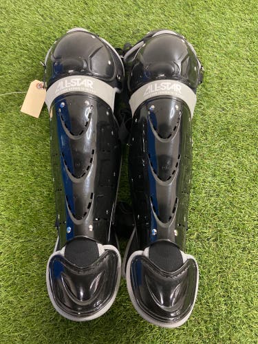 Black All Star Top Star Series Catcher's Leg Guard (New)