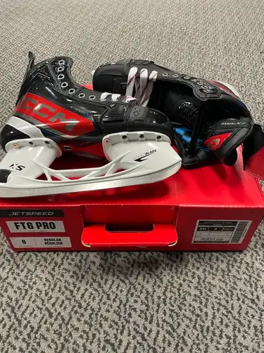 CCM JetSpeed FT6 Pro Senior Skates - Size 8 Regular - BRAND NEW - Pixallo.store