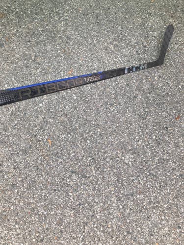 Senior CCM RibCor Trigger 9 Pro Hockey Stick Left Hand 75 Flex Pro Stock (Used)