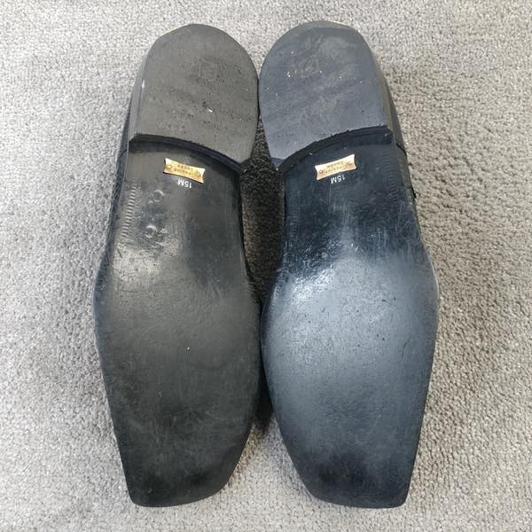 Giorgio Brutini Genuine Snake Skin Black Leather Lace‎ Up Dress Shoes Men 15M Giorgio brutini black genuine - Gem main image 4